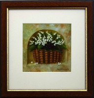 Vlasta Kahovcová - Jarní pohlazení - signovaný umělecký tisk 